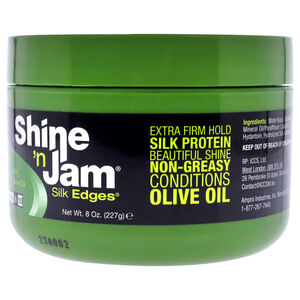 Shine-n-Jam Silk Edges by Ampro for Women - 8 oz Gel
